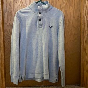 American Eagle button collar shirt